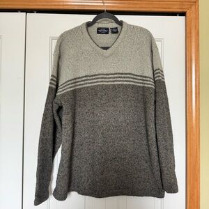 Sonoma Vintage Y2K Wool Blend Striped Sweater